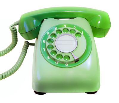 We might not use green telephones but we do still call and qualify every last enquiry.