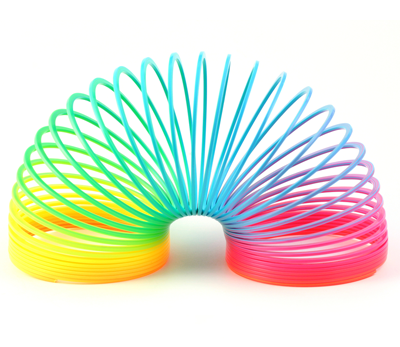 A slinky representing how flexible we are!
