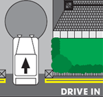 car turntable - drive in - image
