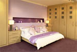 modern fitted bedroom - image