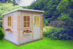 wooden leisure building