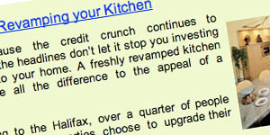 our monthly home improvement newsletter